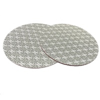 Napperons Vintage Antidérapant Mdf Rond Écologique En Bois Napperon Personnalisé pour Restaurant Cuisine Table
