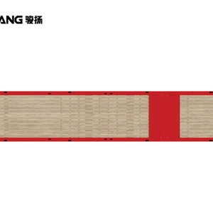 Promotional 20ft 40ft 48ft Container Flatbed Truck Semi <b>Trailer</b> with 2-4 Axles Made of Steel 40-50 Ton Capacity - Product Image 4