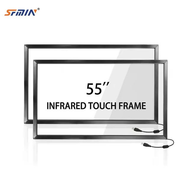 SFMIN Factory Direct Sales 55 Inch Black 16:9 for Business Smart TV Multi-touch Screen Open Frame Infrared Sensor Touch Frame