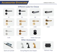 Porte intérieure en bois de haute qualité, insonorisée, imperméable, pour villa, hôtel, salon, personnalisation complète de la maison, meubles sur mesure
