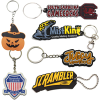 Llaveros de PVC de Goma Personalizados con Diseño de Anime y Dibujos Animados, Regalo Empresarial Personalizado, Llavero con Logotipo Personalizado en 3D y 2D