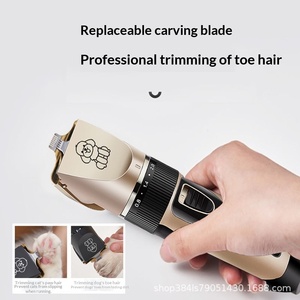 <span class=keywords><strong>Tondeuse</strong></span> à <span class=keywords><strong>poils</strong></span> pour animaux de compagnie transfrontalière pour chats et chiens - <span class=keywords><strong>Tondeuse</strong></span> électrique avec lames en ABS et en céramique, étanche et silencieuse - Product Image 4