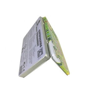 Confezione da 10 Scatole in Latta per <span class=keywords><strong>Pastelli</strong></span> a Cera, Custodia in <span class=keywords><strong>Metallo</strong></span> con Vassoio in Plastica, Coperchio a Cerniera, Materiali Riciclati, Laminazione Lucida, Personalizzabile - Product Image 2