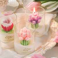 Großhandel Tulpenblüten-Duftkerze Valentinstagsgeschenke für Frauen