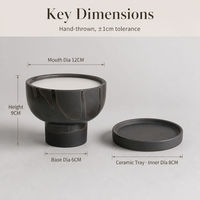 Pot à bougie en céramique mat givré avec éclaboussures de glaçure, support de bougie, contenant pour bougie parfumée, décoration nordique pour la maison, vente en gros OEM