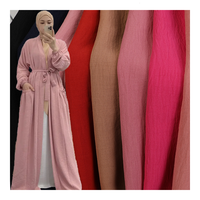 Dubaï Turquie CEY Tissu crêpe 180D couleur unie tissu doux résistant au rétrécissement tissu pour robe pour les femmes