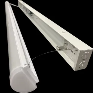 Office Meeting Room Suspension Pendant Led Linear Lighting Fixture Surface Mounted 4ft Led Linear Office Light Anti-glare Led