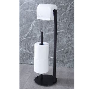 Porte-rouleau de <span class=keywords><strong>papier</strong></span> <span class=keywords><strong>toilette</strong></span> 2 en 1 sur pied avec ventouses - Product Image 5