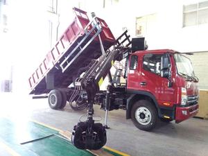 Camión Volquete Dongfeng 4x2 de 6 Ruedas con Grúa de 3t, 5t, 7t, 10t, 12t para Carga de Chatarra (Volante a la Izquierda/Derecha) - Product Image 4