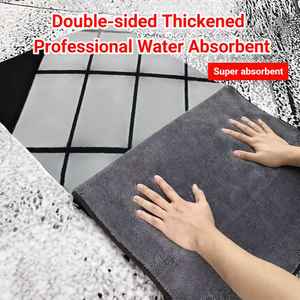 Toalla <span class=keywords><strong>de</strong></span> Microfibra para Auto, Durable, <span class=keywords><strong>de</strong></span> Secado Rápido, Premium, Absorbente, <span class=keywords><strong>de</strong></span> 600gsm, 700gsm, 800gsm, 900gsm, 1000gsm, Grande, <span class=keywords><strong>de</strong></span> una Sola Capa, con Logotipo Personalizado - Product Image 2