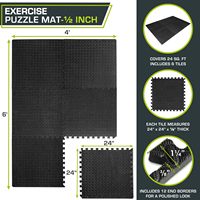 Alfombrilla de Gimnasio de Espuma EVA Entrelazada de 20 mm de Grosor, Baldosas de Espuma Antideslizantes de 1x1 m para Entrenamiento en Casa y Áreas de Entrenamiento de Fuerza