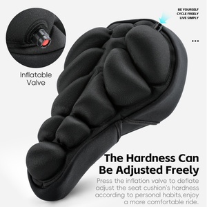 WEST BIKING inflable 3D <span class=keywords><strong>Airbag</strong></span> Road Bike Saddle Cover absorción de impacto transpirable asiento de <span class=keywords><strong>bicicleta</strong></span> funda de cojín - Product Image 3
