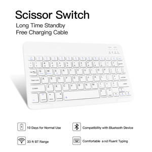 Funda protectora delgada para tableta, carcasa de cuero con teclado para <span class=keywords><strong>Lenovo</strong></span> Tab M10 TB-<span class=keywords><strong>X606F</strong></span>/TB-X606X de 10,3 pulgadas - Product Image 6