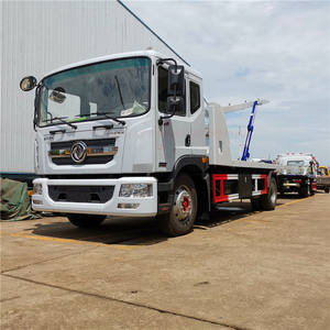 Camion <span class=keywords><strong>de</strong></span> remorquage à plat Chariot élévateur à roues Lit plat Voiture Hauler One Towing Three Car Carrier Road Recovery Rollback Tow Truck Flatbed Wrecker - Product Image 6