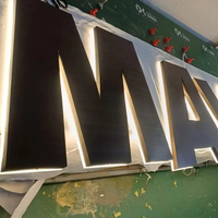 DakeSign Factory Wholesale Custom 3D LED Strip Backlit Letter Sign High Brightness AC Hospital Advertising Direction Sign