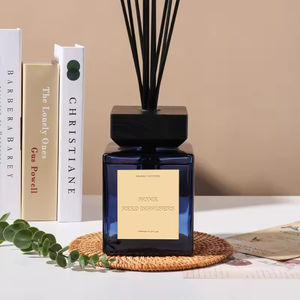 Difusor de aroma romántico con varillas de vidrio cuadradas, de larga duración, sin plomo, sin alcohol, hecho a mano, de gran capacidad, sin llama. - Product Image 3