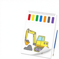 Livre de coloriage personnalisé pour enfants avec reliure spirale, pages détachables, livre d'activités de dessin pour l'apprentissage et la coloration des enfants