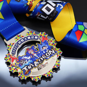 Özel yeni hatıra gümüş lüks çinko alaşım damgalama yumuşak emaye <span class=keywords><strong>Metal</strong></span> madalya - Product Image 5