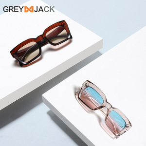 Lunettes de soleil carrées Greyjack, monture TR90, verres marron, protection UV400, unisexe, style tendance, type 3, verres TAC - Product Image 5
