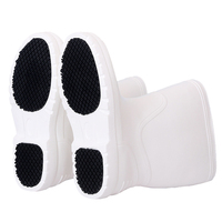 Abattoir ultra-léger spécial blanc bottes alimentaires EVA matériel travail Protection chaussures de pluie automne chaud respirant caoutchouc