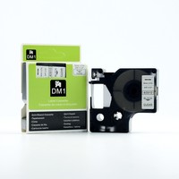 9mm Schwarz auf Klar kompatibler Dymo D1 9mm Etiketten drucker laminierte Etiketten bänder für LM Etiketten hersteller