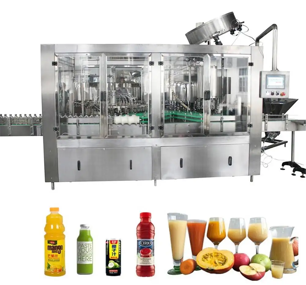 Complete turnkey project fruit mango orange extractor extraction machine juice production line and packaging processing plant