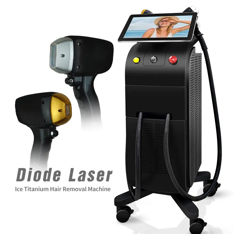 Ce được phê duyệt dọc 808 Diode Máy tẩy lông bằng laser giá tẩy lông bằng laser OEM để bán
