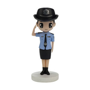 Résine Mini Figures Police Homme <span class=keywords><strong>Moule</strong></span> Statue Creative Peint À La Main Figurine - Product Image 3