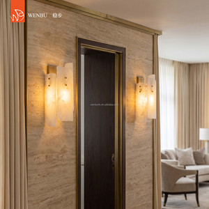 Modern Luxury Spanish alabaster <b>Wall</b> Lamp Designer <b>Sconce</b> for Hotel Villa Decor - Product Image 2