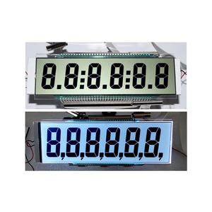 Segmento de tamaño personalizado Pantalla dispensadora de <span class=keywords><strong>panel</strong></span> <span class=keywords><strong>LCD</strong></span> TN de <span class=keywords><strong>6</strong></span> dígitos 56 pines <span class=keywords><strong>6</strong></span> dígitos 7 segmentos HTN <span class=keywords><strong>LCD</strong></span> positivo para medidor de bomba de combustible Petro - Product Image 1