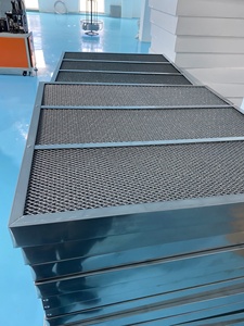 594*594*46mm kinh tế có thể giặt bằng thép không gỉ G4 trước bộ lọc không khí nhôm bảng điều chỉnh dây kim loại lưới lọc nhiệt độ cao - Product Image 4