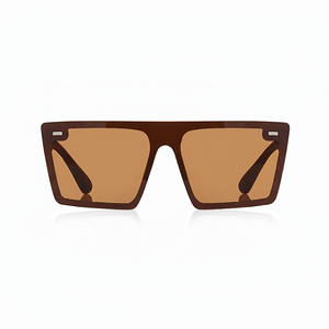Lunettes de Soleil Unisexe Marron Brillant 1019 - Product Image 1
