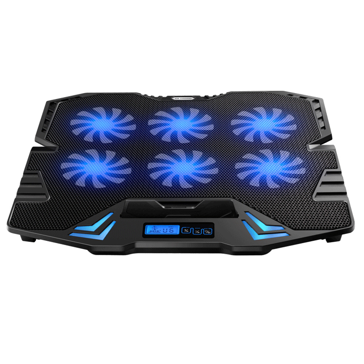 Отличная Roc напрямую с фабрики поставка анти-скольжения ноутбука охлаждающая подставка для ноутбука usb кулер ноутбука 6 вентиляторы игровой ноутбук Охлаждающая пластина