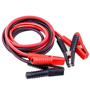 Cable de puente de coche para arrancador de salto de 8000mAh, aislamiento de PVC CCC/RoHS estándar CCA o conductor de cobre desnudo, 600A 800A 1000A 1200A