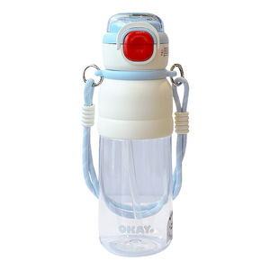 Vaso de Plástico Okay China de 600 ml, Botella de Agua Portátil de Viaje con Asa para Estudiantes y Uso al Aire Libre - Product Image 2