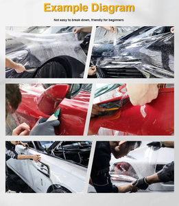 ฟิล์มกันรอยรถยนต์ TPU ป้องกันเหลือง <span class=keywords><strong>8</strong></span>.5 มิล - ฟิล์มป้องกันสีรถยนต์แบบซ่อมแซมตัวเองได้ ป้องกันรอยขีดข่วน คุณสมบัติกันน้ำ ซ่อมแซมได้รวดเร็ว - Product Image 6