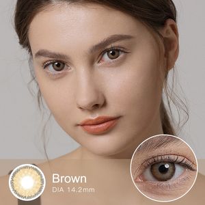 무료 컬러 콘택트렌즈 자연스러운 컬러 눈 콘택트렌즈 렌테스 데 콘탁토 브라운 컬러 콘택트렌즈 - Product Image 4