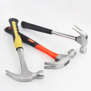 8 OZ American Type Claw Hammer With Fiberglass Handle Good Quality