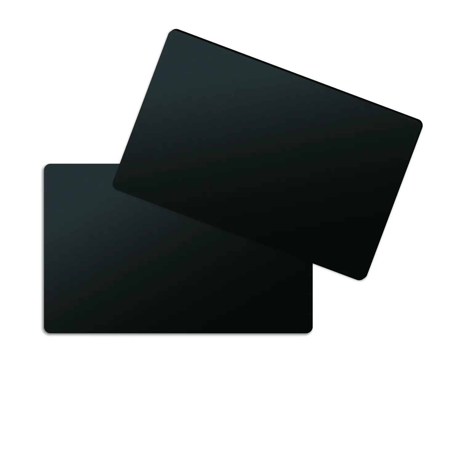 Factory Spot Cheap Wholesale Ready Stock Full Black 213 215 216 NFC Business Card Black Edge Plastic NFC Card
