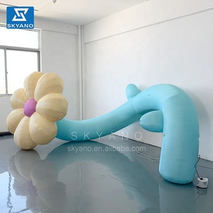 Alice au pays des merveilles fleurs <span class=keywords><strong>sur</strong></span> pilier <span class=keywords><strong>Ballon</strong></span> <span class=keywords><strong>gonflable</strong></span> de fleurs décorations <span class=keywords><strong>sur</strong></span> le thème des fleurs - Product Image 5