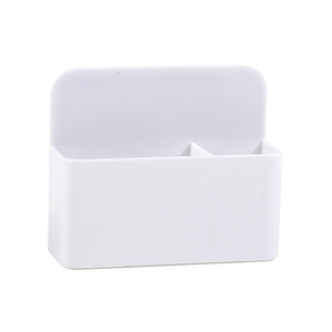 <span class=keywords><strong>Porte</strong></span>-stylo magnétique, boîte de rangement en plastique, organisateur de marqueurs pour tableau blanc, étui à crayons carré multifonctionnel pour enfants, usage au bureau - Product Image 5