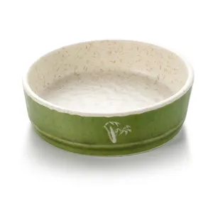 New design reusable green melamine bamboo salad bowl