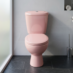 WC rustique bicolore en céramique, design moderne, qualité export usine Morbi - Product Image 1