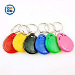 Özel Logo okuma sadece 13.56Mhz ABS RFID anahtar Fob F08 Keyfobs anahtarlıklar erişim kontrolü RFID Keyfob - Product Image 1