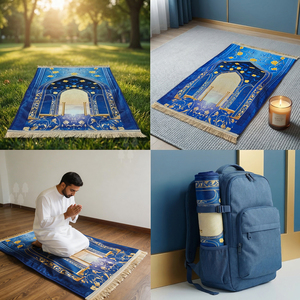 <span class=keywords><strong>Tapis</strong></span> <span class=keywords><strong>de</strong></span> <span class=keywords><strong>prière</strong></span> musulman <span class=keywords><strong>orthopédique</strong></span> personnalisé en mousse à mémoire <span class=keywords><strong>de</strong></span> forme, pliable, en flanelle, pour le soutien des genoux - Product Image 5