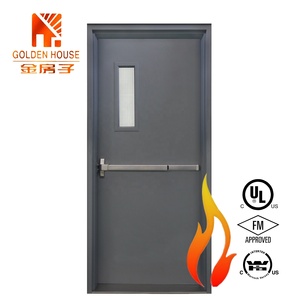 <span class=keywords><strong>Porta</strong></span> Antincendio Moderna a <span class=keywords><strong>Battente</strong></span> Singolo in Acciaio <span class=keywords><strong>Grigio</strong></span> con Barra Antipanico, Certificata e Resistente al Fuoco, con 5 Anni di Garanzia per Uso Commerciale - Product Image 3