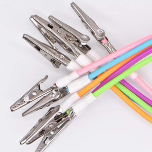 Sj nha khoa bệnh nhân BIB <span class=keywords><strong>Clips</strong></span> y tế dùng một lần màu hồng đen đầy màu sắc nha khoa Silicone BIB Clip - Product Image 5