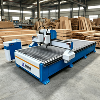 Mini Máquina de Grabado y Fresado de 3 Ejes 1325 1530 con Doble Cabezal para Tallado de Madera