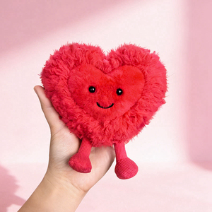 Peluche a Forma di Cuore con Altezza 10cm, Super Morbido e Adorabile, Regalo Ideale Personalizzato <span class=keywords><strong>per</strong></span> <span class=keywords><strong>San</strong></span> <span class=keywords><strong>Valentino</strong></span> - Product Image 2