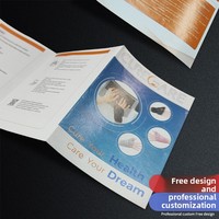 Brochures personnalisées en papier kraft/revêtu, estampées à chaud or/argent, livrets d'instructions, dépliants promotionnels, catalogues d'échantillons sur mesure